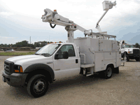 Clean Lighting Bucket Truck