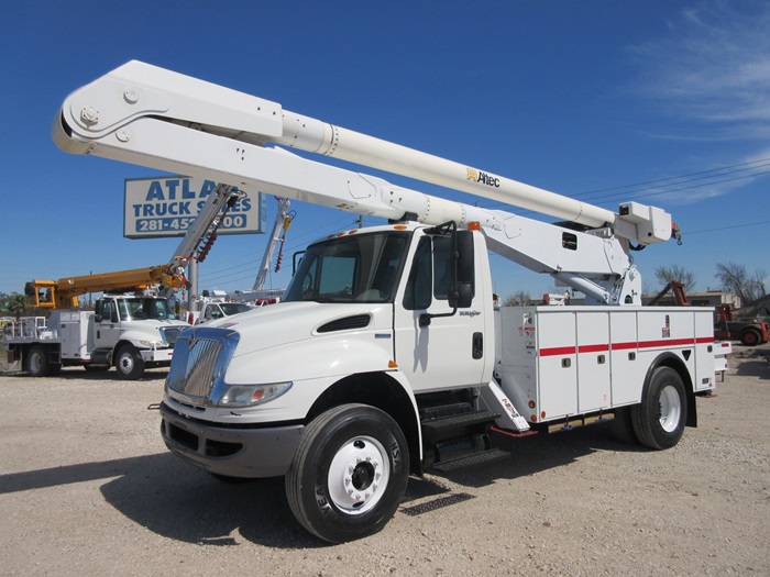 55 foot bucket truck.