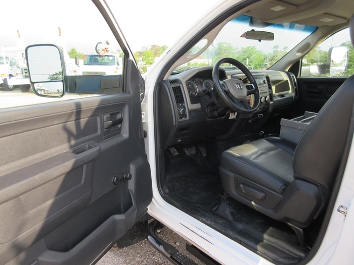 Bucket Seats in a Bucket Truck.