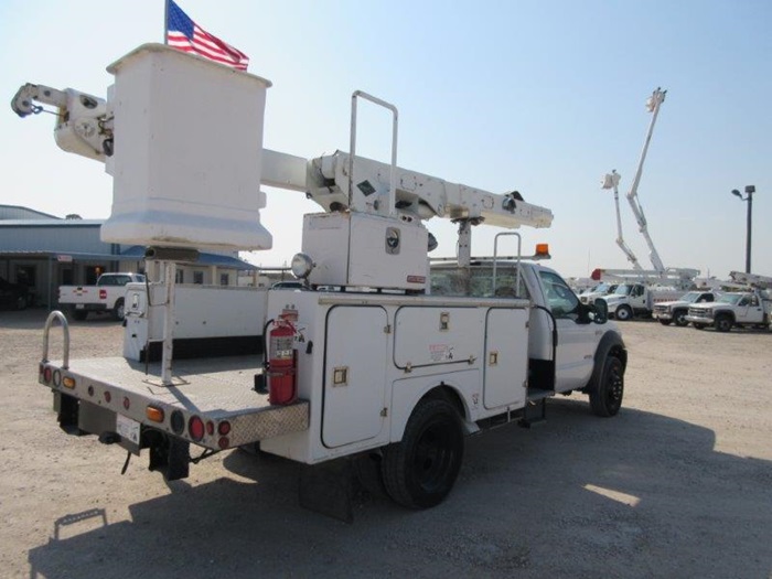 BUCKET on BUCKET TRUCK.