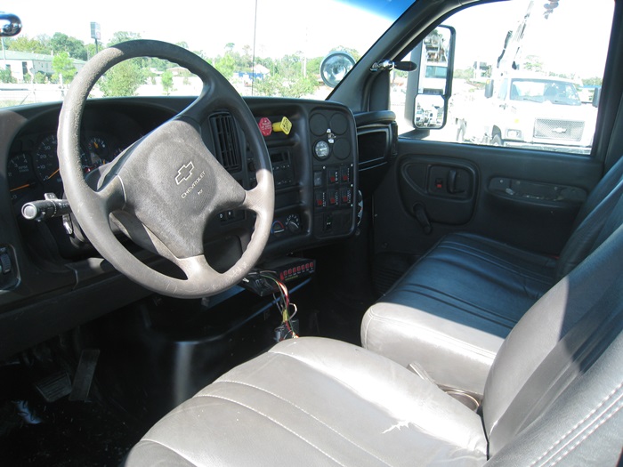 Bucket Trucks with Bucket Seats.