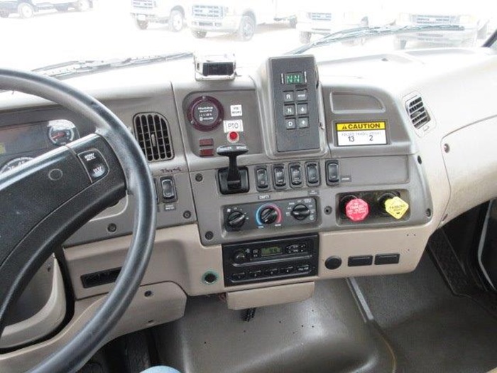 Dashboard in Bucket Truck.