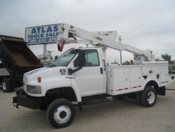 Four Wheel Driver Bucket Truck.