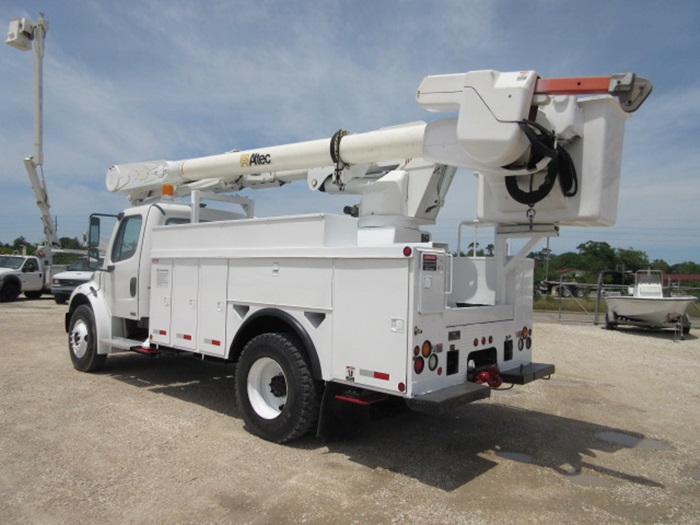 55 foot bucket truck.