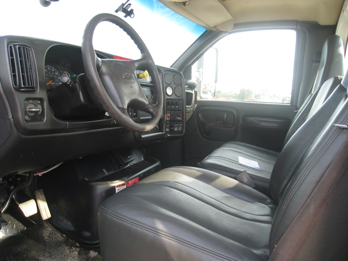 Bucket seats in a Bucket Truck.