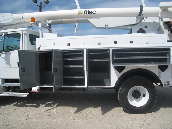 T-Boxs on bucket truck.