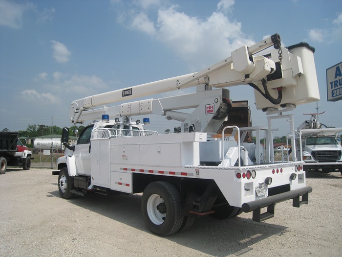 Rotating Bucket on a bucket truck.