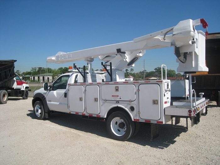 Bucket Truck tool boxes.