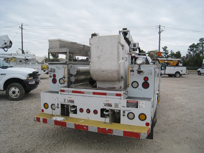 Sterling Bullet bucket truck with on man bucket.