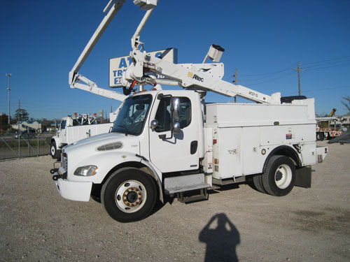 42 Foot Work Height bucket truck.