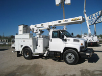 47 foot work height  bucket truck.