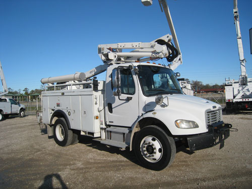 42 foot work height bucket truck.