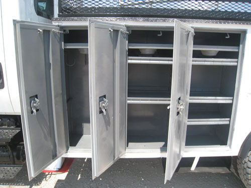 Built in tool chests.