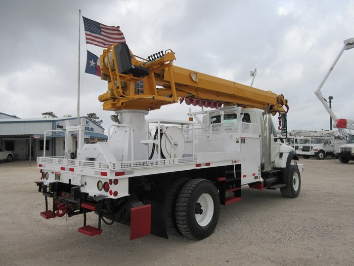 Remote controls digger truck.