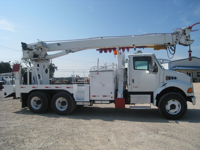 Sixty foot digger truck.