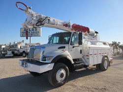 Altec International Digger Trucks.