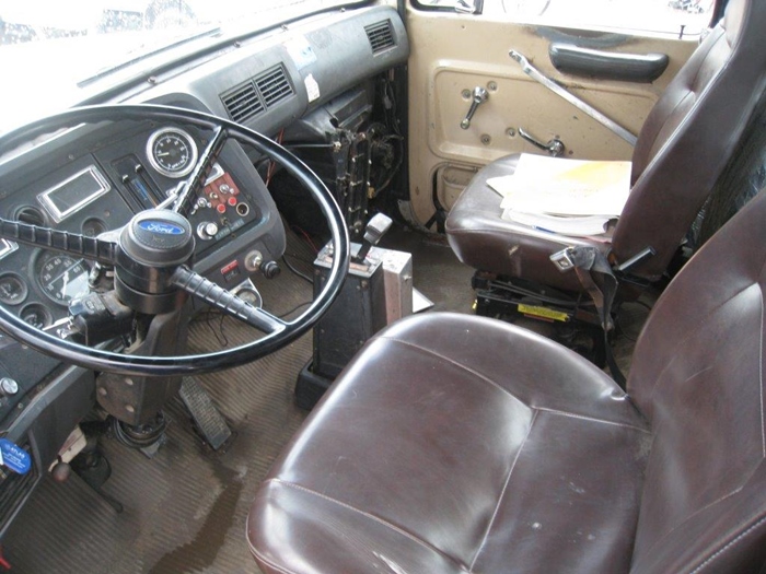 Digger Truck Drivers Seat.