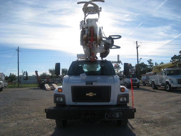 Digger Truck with Boom Tip Winch.