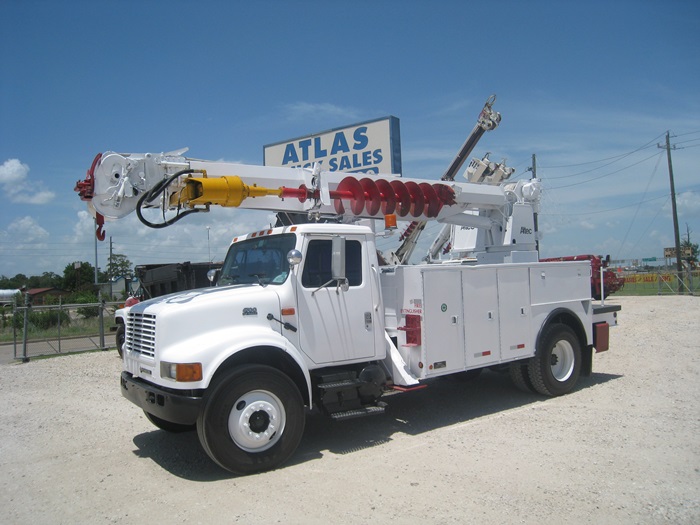 Auger on a Digger Truck.