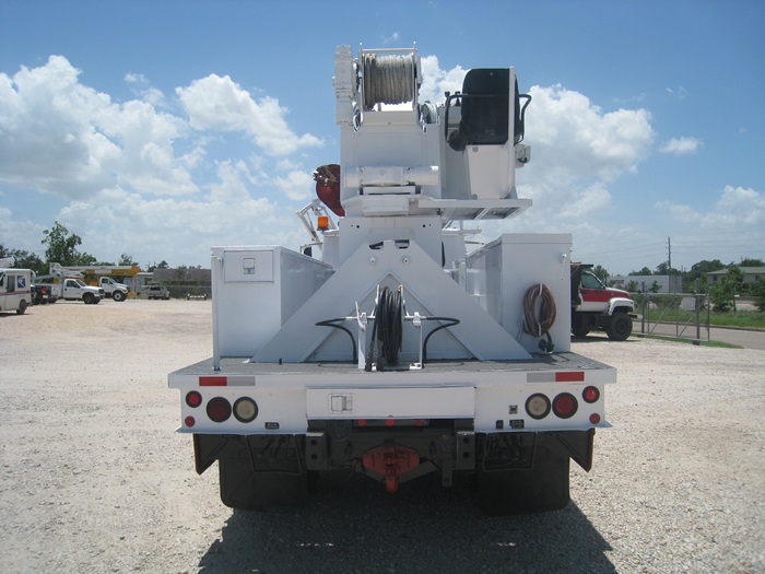 Hose Reel on a Digger Truck.