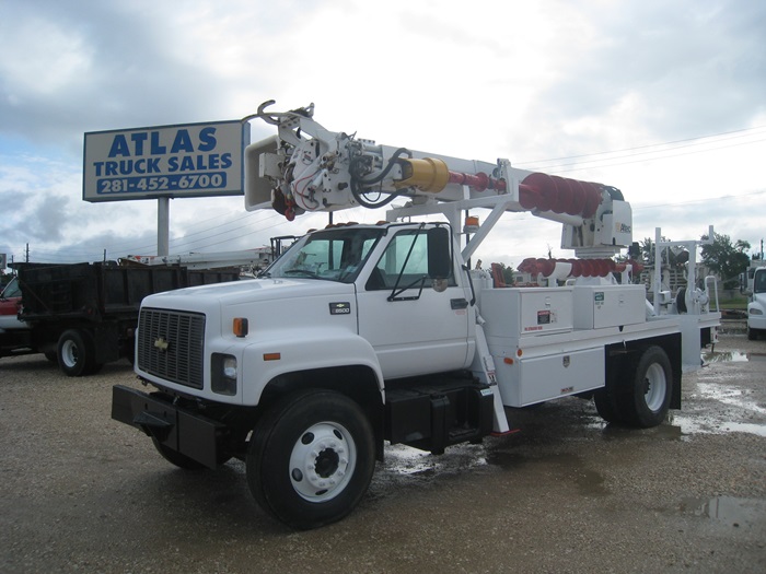 Auger Digger Truck.