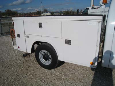 Top Storage on this Utility Truck.