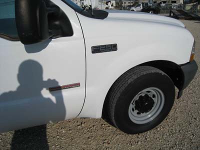 F250 Ford utility truck.
