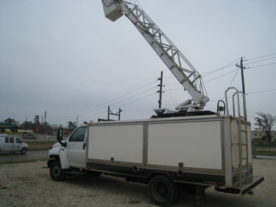 C 4500 Bucket Truck with Storage