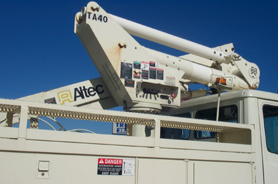 Bucket Truck Boom