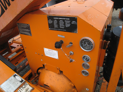 Orange Brush chipper