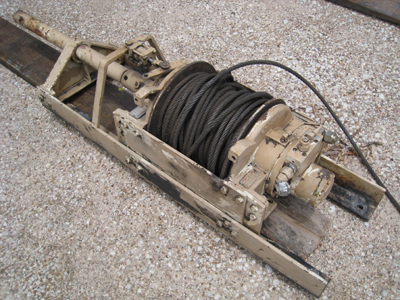 A hydraulic winch for sale.