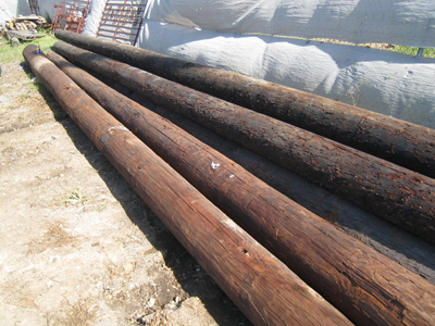 Used utility poles