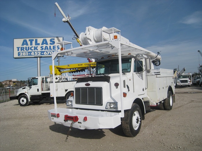 Peterbilt bucket truck.